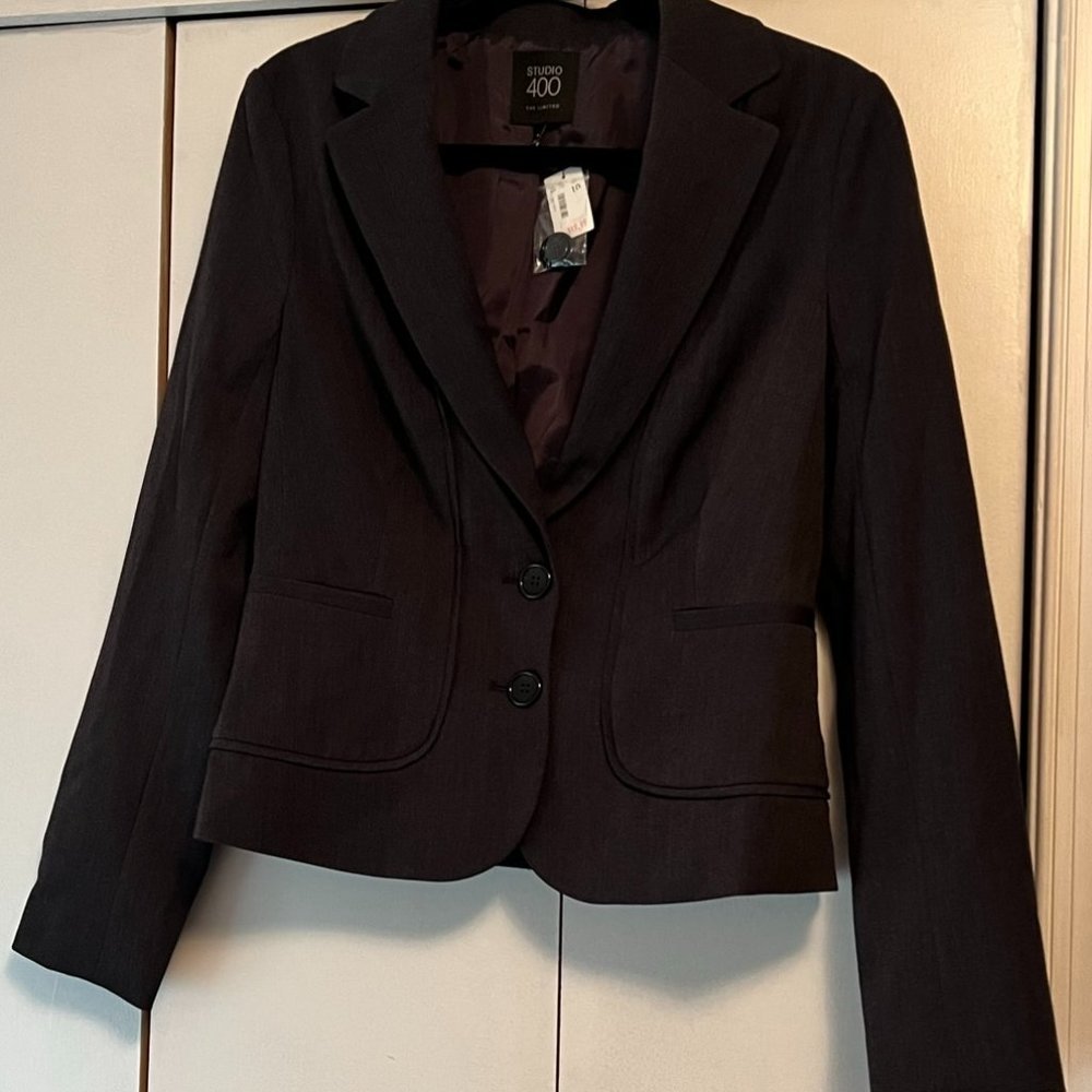 The Limited Blazer - Charcoal Gray - 10